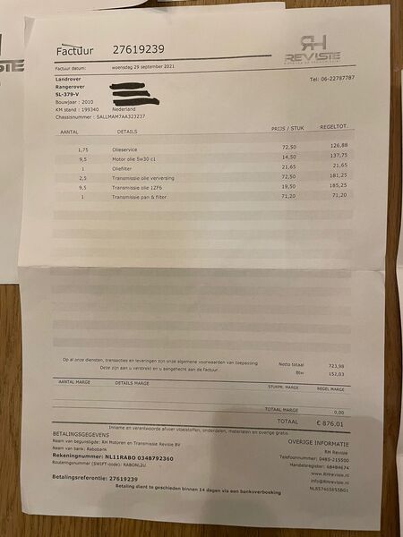 Land Rover Range Rover, 2010, 3.6 dīzelis, automāts