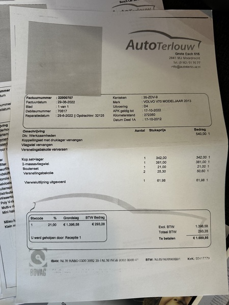 Volvo V70, 2012, 2.0 dīzelis, manuāla