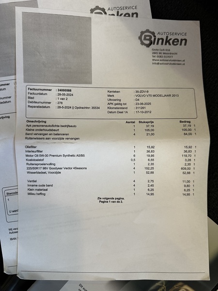 Volvo V70, 2012, 2.0 dīzelis, manuāla