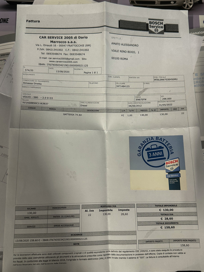 Volvo S80, 2012, 2.0 dīzelis, automāts